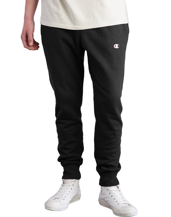 Champion Joggingbroek Heren - Zwart - Reverse Weave ( 927054-KNI )